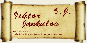 Viktor Jankulov vizit kartica